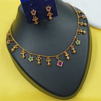 NAFJ Royal Pota Stone And Pearl Necklace Set