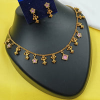 NAFJ Royal Pota Stone And Pearl Necklace Set