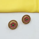 NAFJ Elegant Pota Stone Stud Earrings