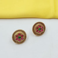 NAFJ Elegant Pota Stone Stud Earrings