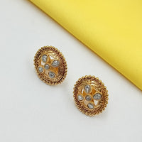 NAFJ Elegant Pota Stone Stud Earrings