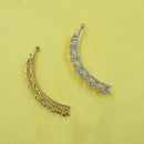 NAFJ Royal Look Austrian Stone Ethnic Earcuff Earrings