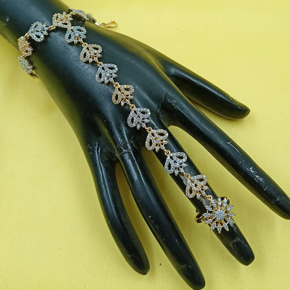 NAFJ Austrian Stone Designer Hand Harness