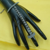 NAFJ Austrian Stone Designer Hand Harness