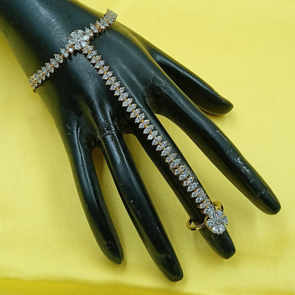 NAFJ Austrian Stone Designer Hand Harness