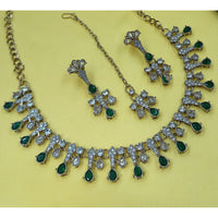 NAFJ Glamorous Austrian Crystal Inspired Necklace Set