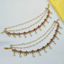 NAFJ Glamorous Austrian Stone Pearl Kanchain