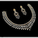 NAFJ Glamorous Crystal Stone  And Austrian Stone Designer Necklace Set