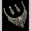 NAFJ Glamorous Crystal Stone Designer Necklace Set