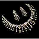 NAFJ Glamorous Austrian Stone Designer Necklace Set