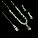 NAFJ Glamorous Crystal Stone Designer Necklace Set