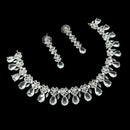 NAFJ Glamorous Crystal Stone Designer Necklace Set
