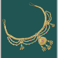 NAFJ Premium Pota Stone And Pearl Necklace
