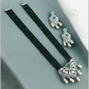 NAFJ Luxury Crystal Stone And Pearl Necklace Set for Women