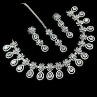 NAFJ Luxury American Daimond Necklace Set