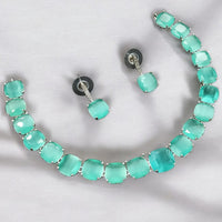 NAFJ Luxury American Daimond Necklace Set