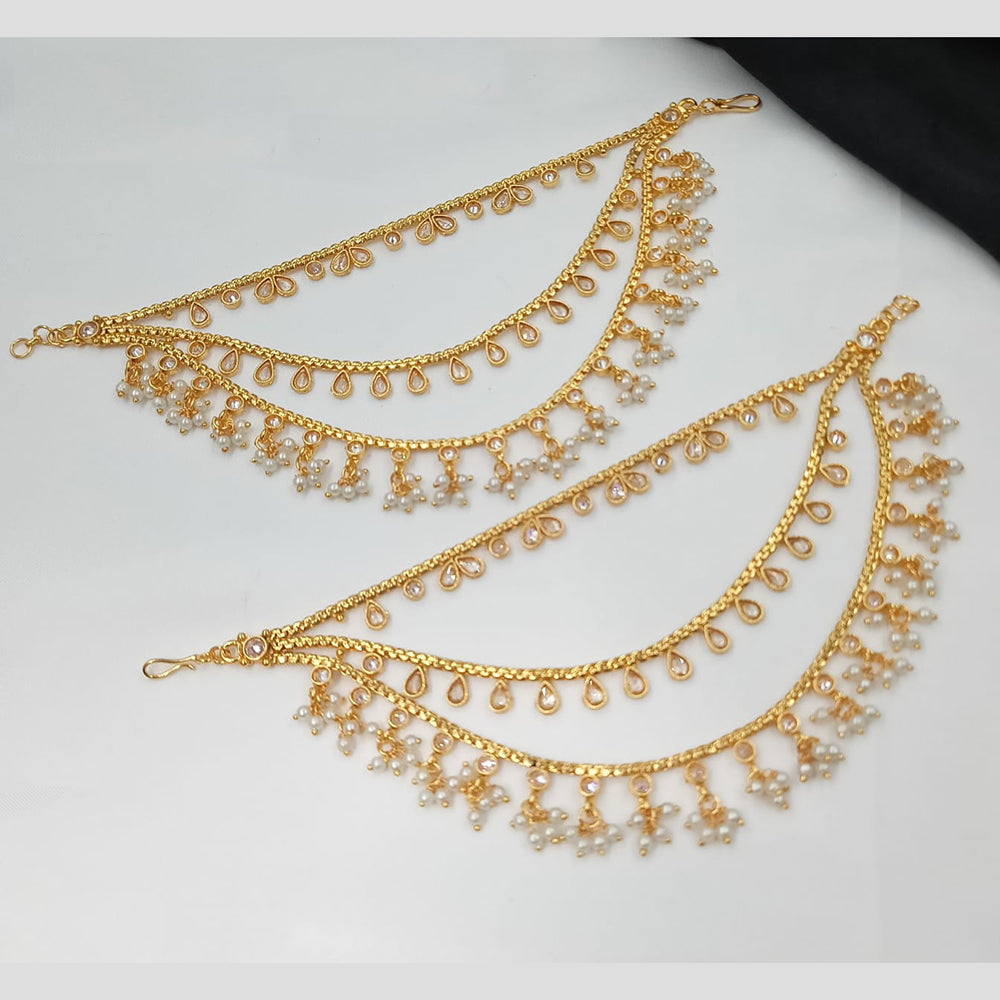 NAFJ Glamorous Pota Stone Pearl Kanchain