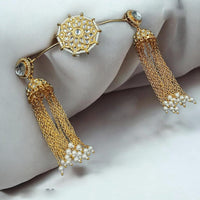 NAFJ Glamorous Kundan Stone Pearl Hair Accessories
