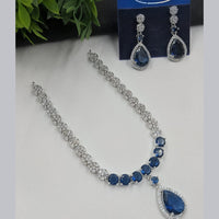 NAFJ Sparkling American Daimonds For Modern Elegance Necklace Set