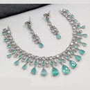 NAFJ Sparkling American Daimonds For Modern Elegance Necklace Set