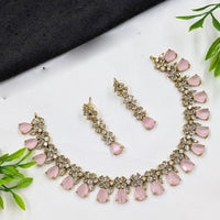 NAFJ Sparkling American Daimonds For Modern Elegance Necklace Set