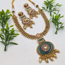 NAFJ Premium Pota Stone Necklace Set for Women