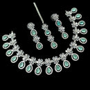 NAFJ Sparkling American Daimonds For Modern Elegance Necklace Set