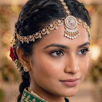 NAFJ Shine Collection Austrian Stone Damini Maangtikka