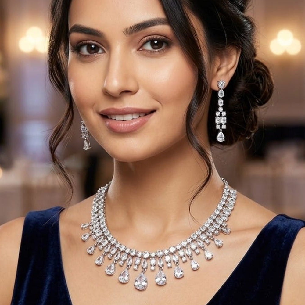 NAFJ Royal American Daimond Necklace Set