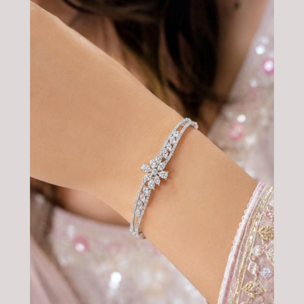 NAFJ Sparkling Austrian Stone Openable Fashion Bracelet