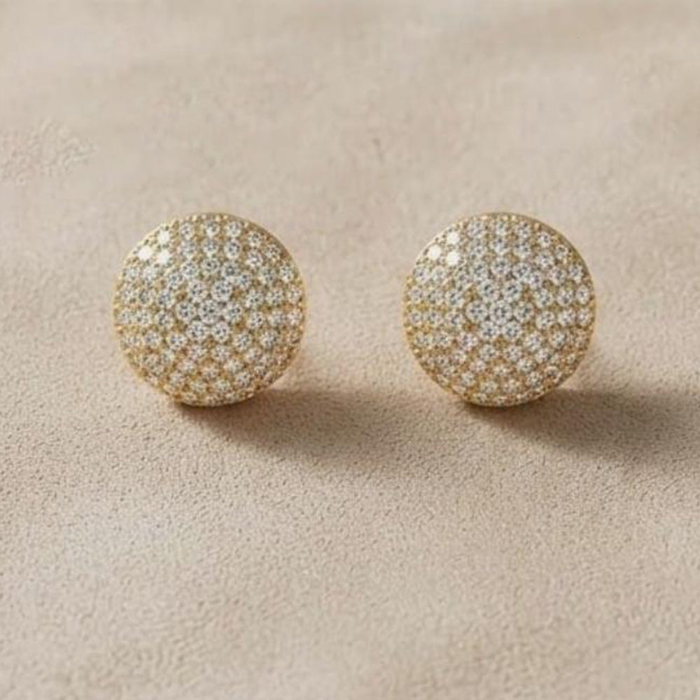 NAFJ Elegant  Austrian Stone Stud Earrings