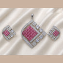 NAFJ Royal American Diamond Pendant Set