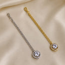 NAFJ Sparkling American Diamond Maangtikka