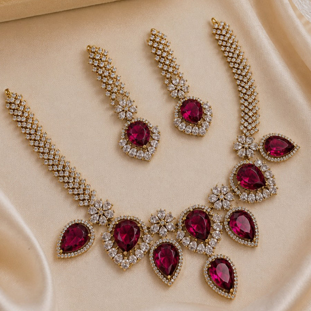 NAFJ Royal American Daimond Necklace Set