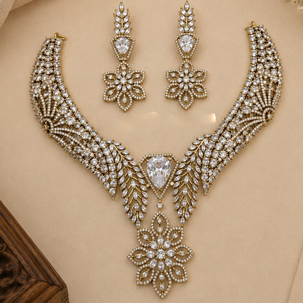 NAFJ Royal American Daimond Necklace Set
