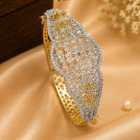 NAFJ Luxury American Diamond Openable Bracelet