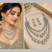 NAFJ Royal American Daimond Necklace Set