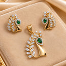 NAFJ Royal American Diamond Pendant Set