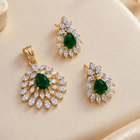 NAFJ Royal American Diamond Pendant Set