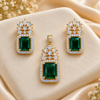 NAFJ Royal American Diamond Pendant Set