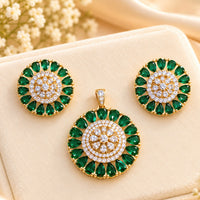 NAFJ Royal American Diamond Pendant Set