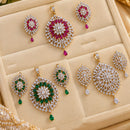 NAFJ Royal American Diamond Pendant Set