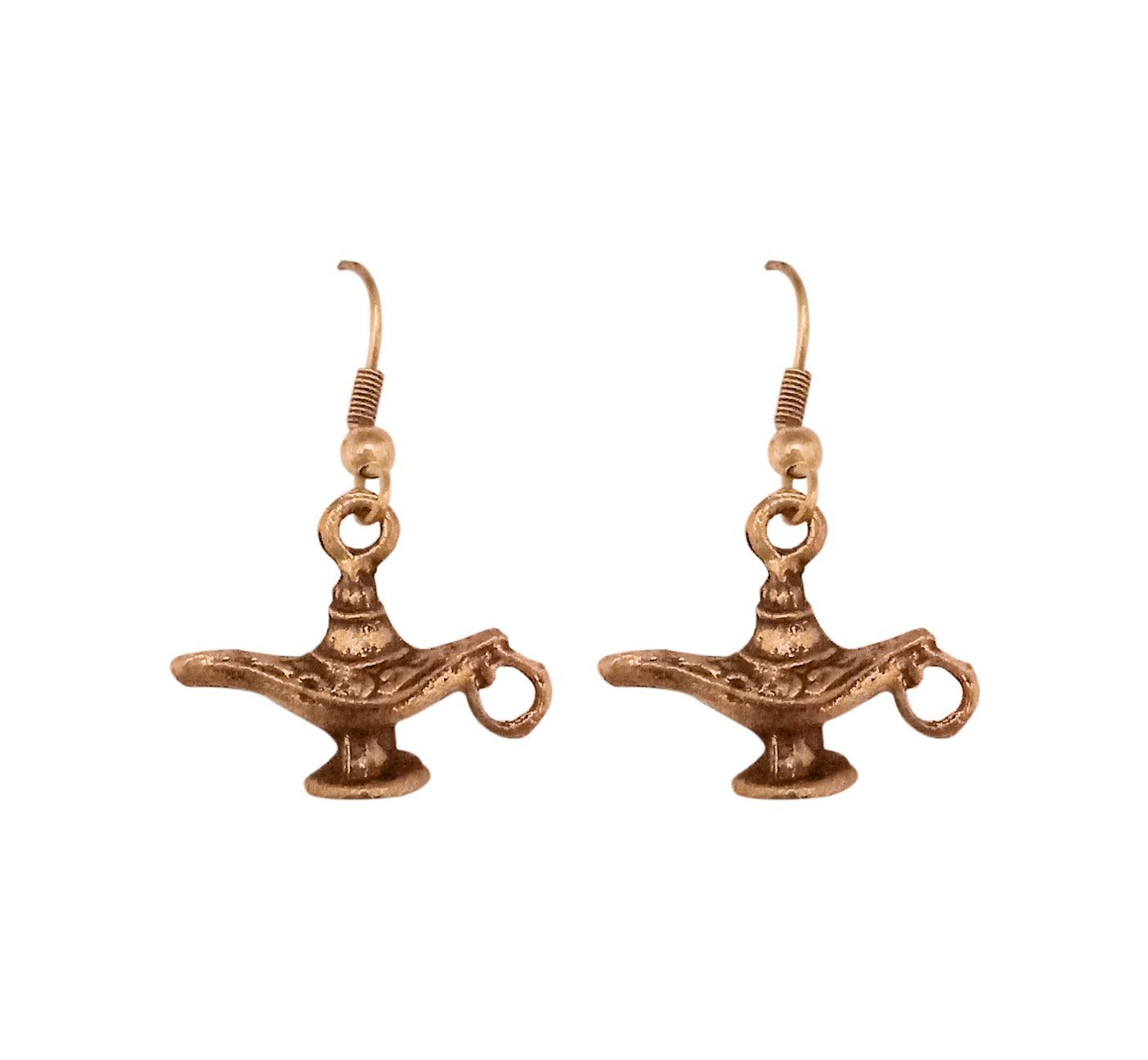Hania Jewels Vintage Aladdin Lamp Dangle Earrings