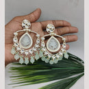 Bhagwati Bangles Gold Plated Crystal Stone And Beads Dangler Earrings