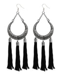 Hania Jewel Black Mirage Dangler Earrings