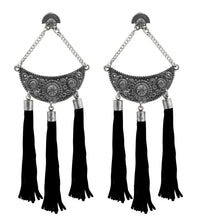 Hania Jewel Black Mirage Dangler Earrings