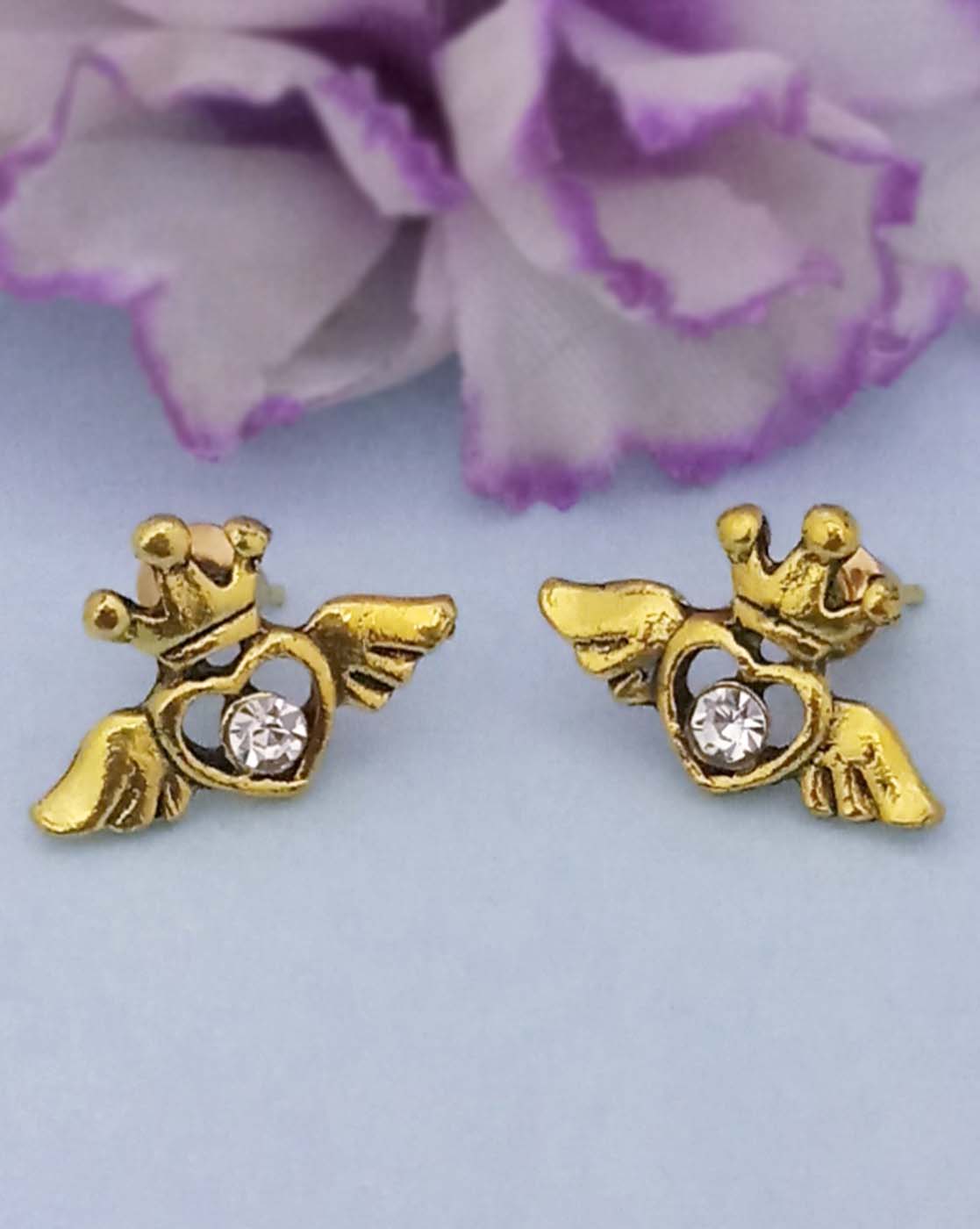 Hania Jewel Austrian Stone Studs Earrings