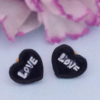 Hania Jewel Love Heart Shape Stud Earrings
