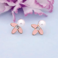 Hania Jewel Austrian Stone and Meenakari Studs Earrings