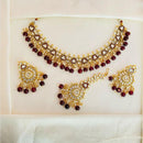 Charbhuja Art Royal Kundan And Beads Necklace Set